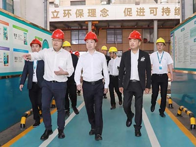 开拓相助 共赢开展｜热烈接待文成县县长罗招政一行莅临集团考察调研